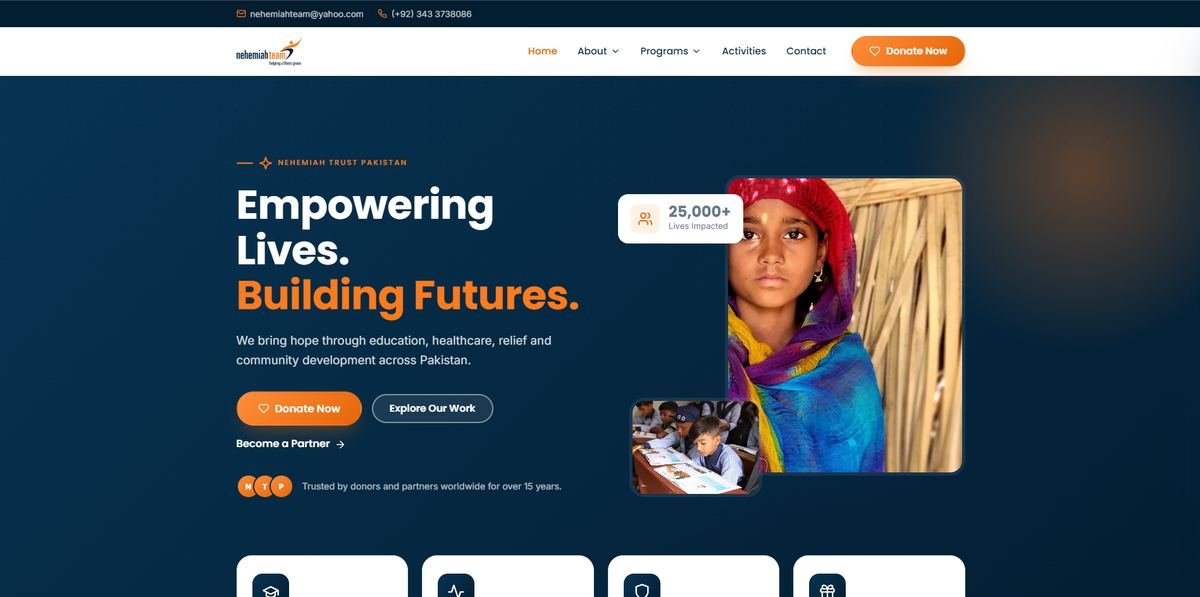 Home page of Nehemiah Team